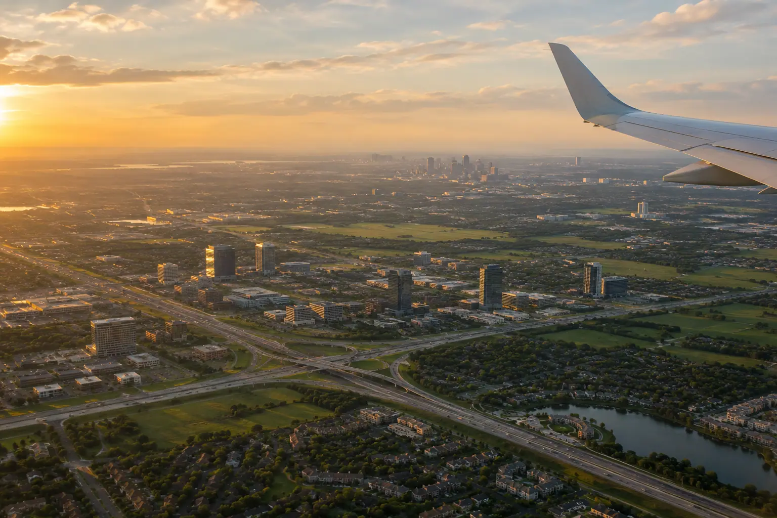 Dallas from the air