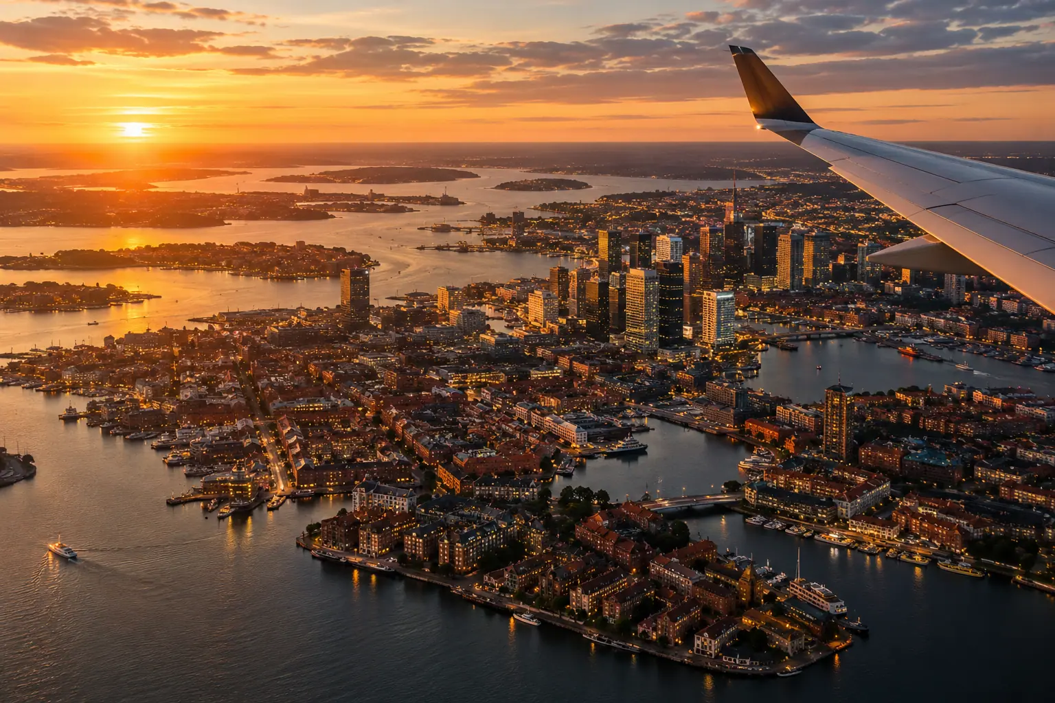 Boston from the air