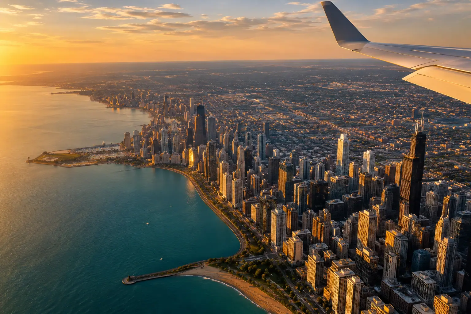 Chicago from the air